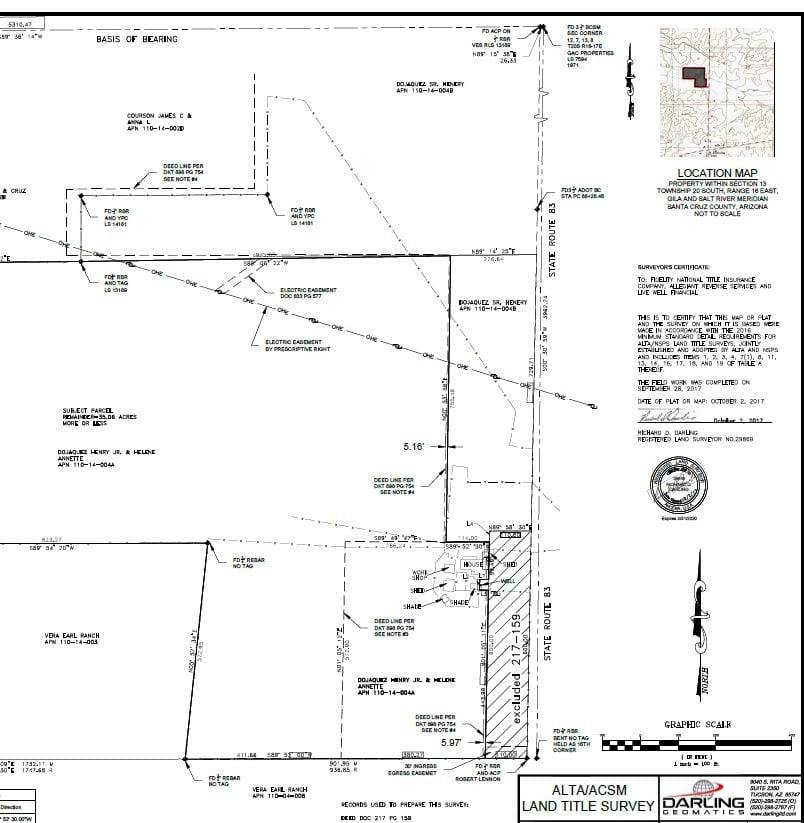 ALTA survey example