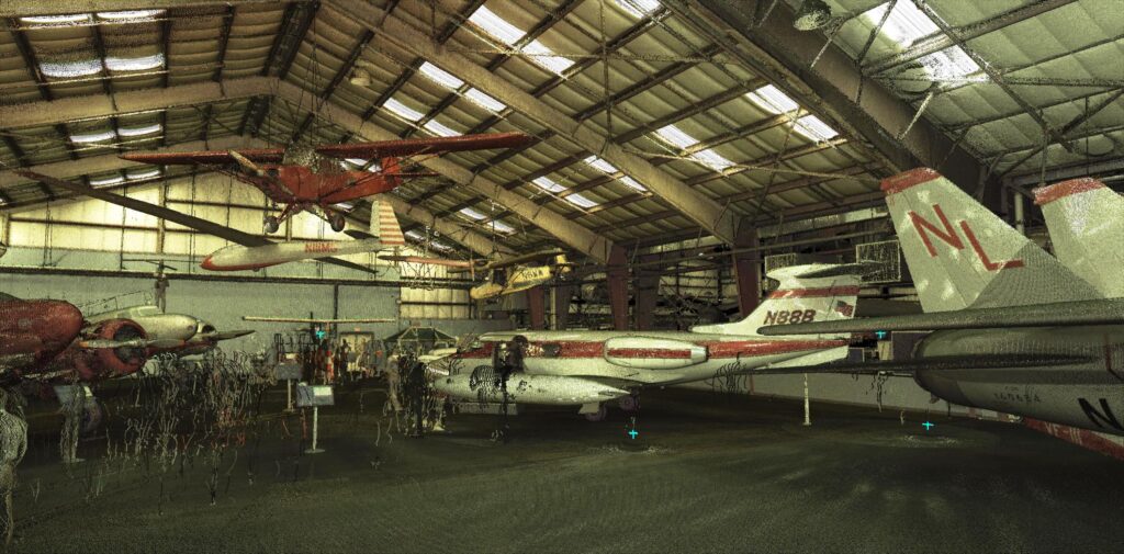 Color Scan of Hangar Area