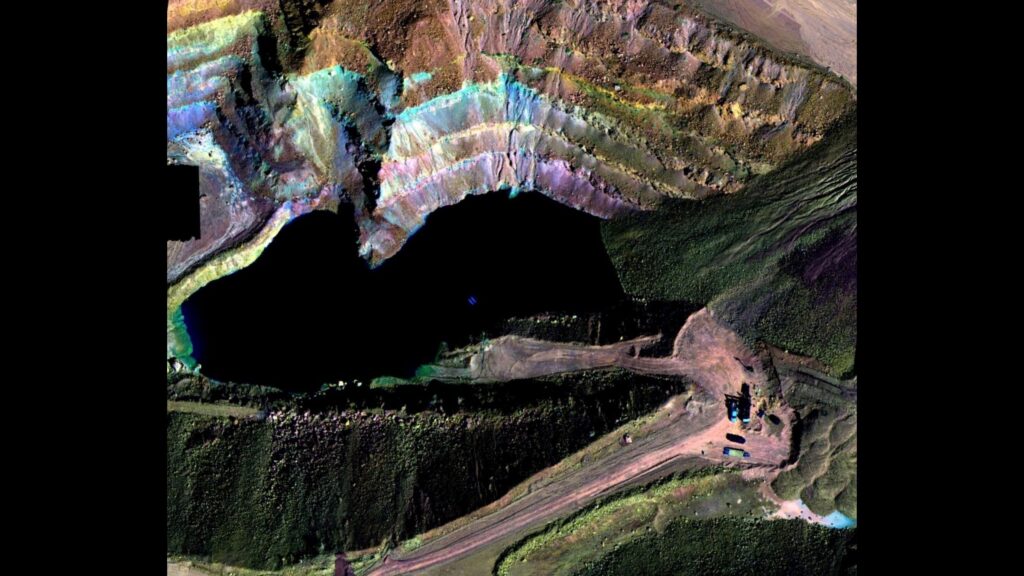 Aerial Hyperspectral and LiDAR Imaging of Pit