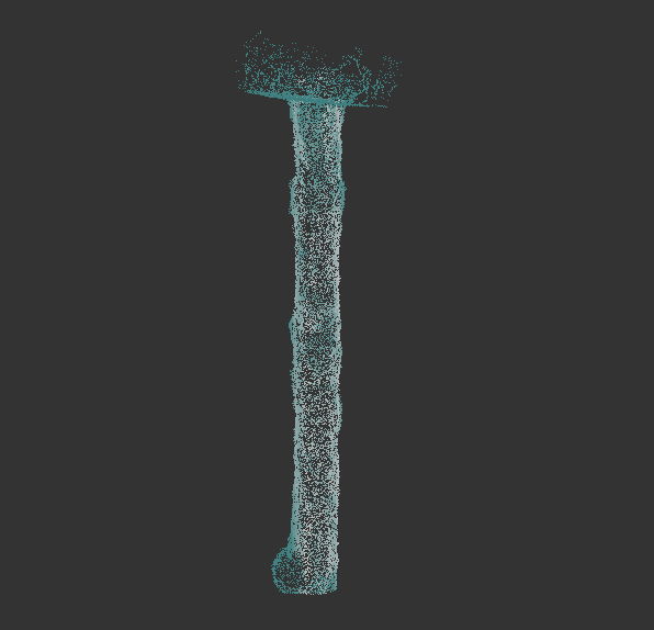 3D Point Cloud of Underground Shaft